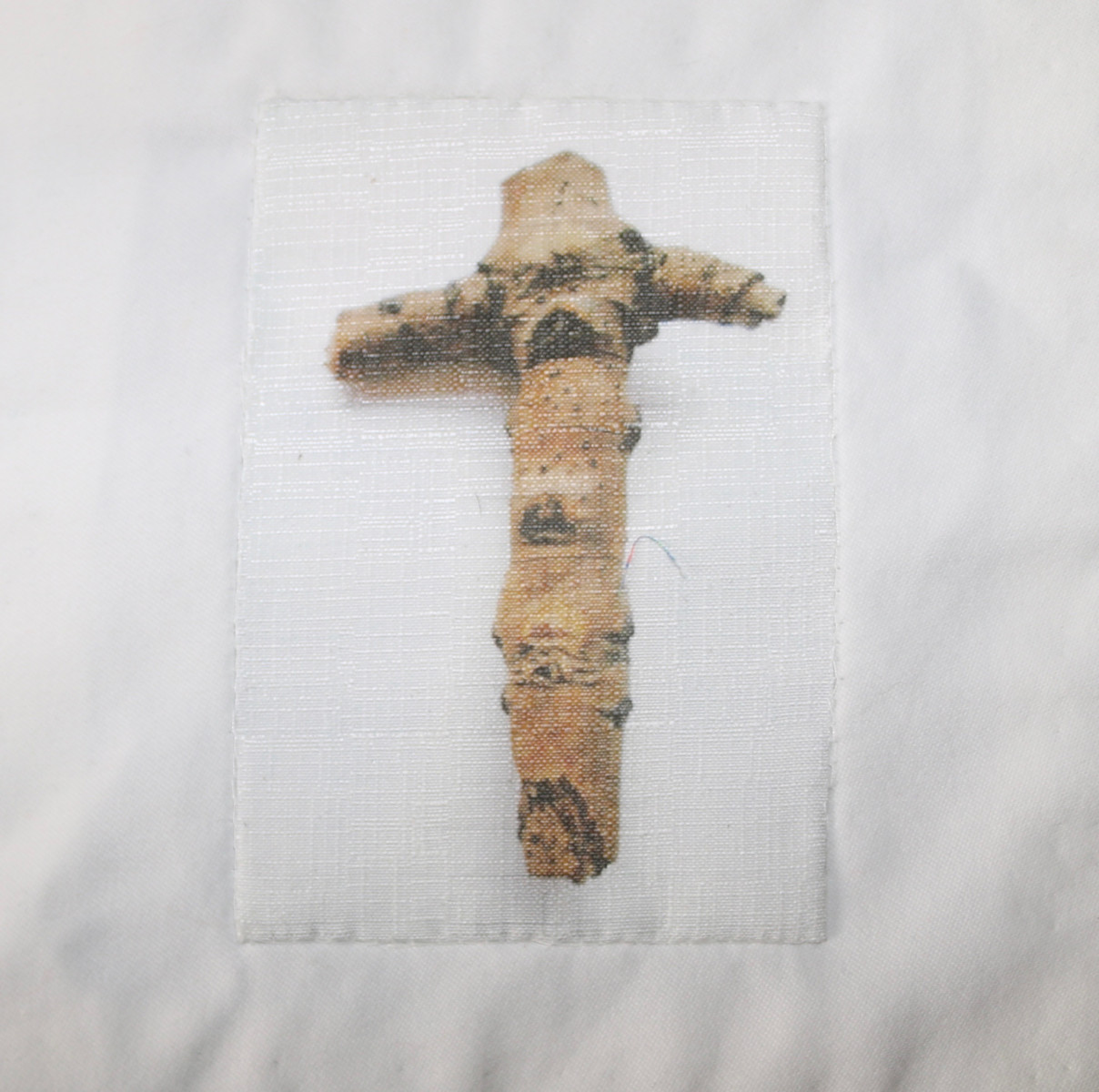 Natural wooden cross